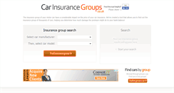 Desktop Screenshot of carinsurancegroups.co.uk