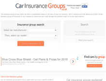 Tablet Screenshot of carinsurancegroups.co.uk